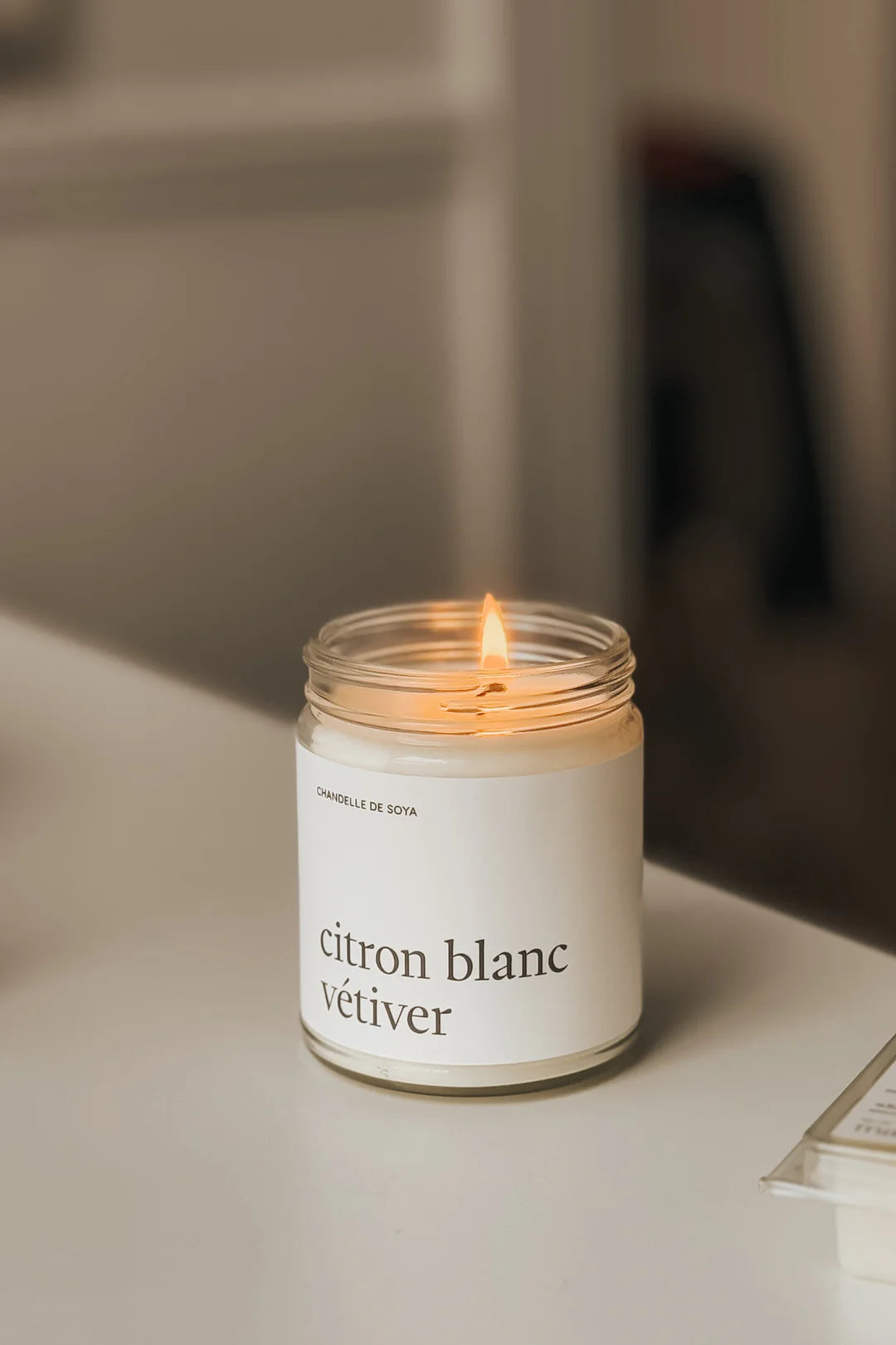 CHANDELLE DE SOYA – Citron blanc vétiver