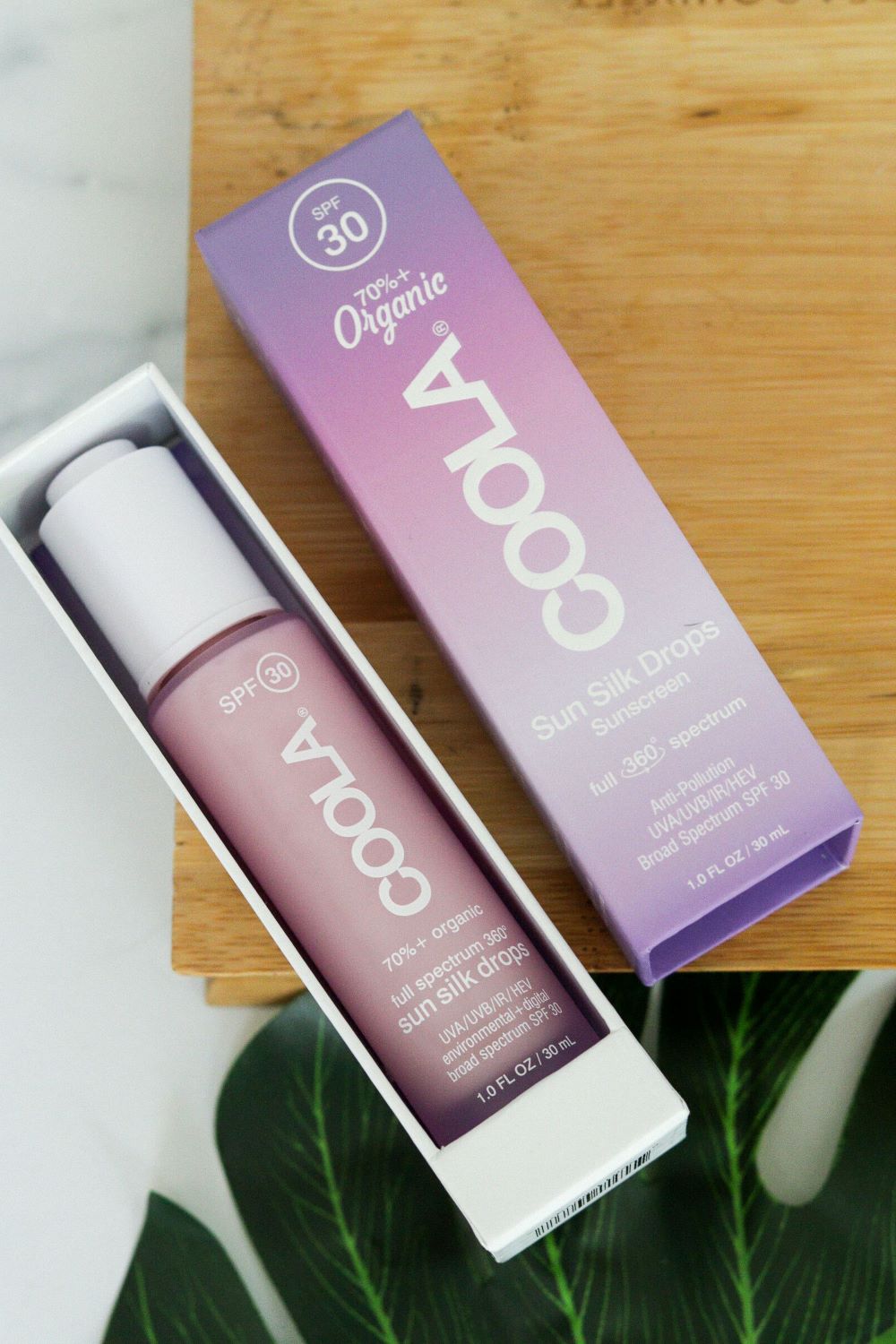 Sérum gouttes de soie pour le visage FPS 30