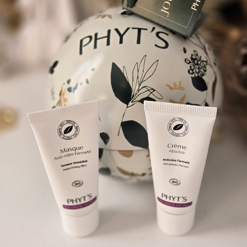 Coffret Bulle de Jouvence Phyt's contenant une Crème Absolue et un Masque Anti-rides Fermeté, pour une peau raffermie et revitalisée.