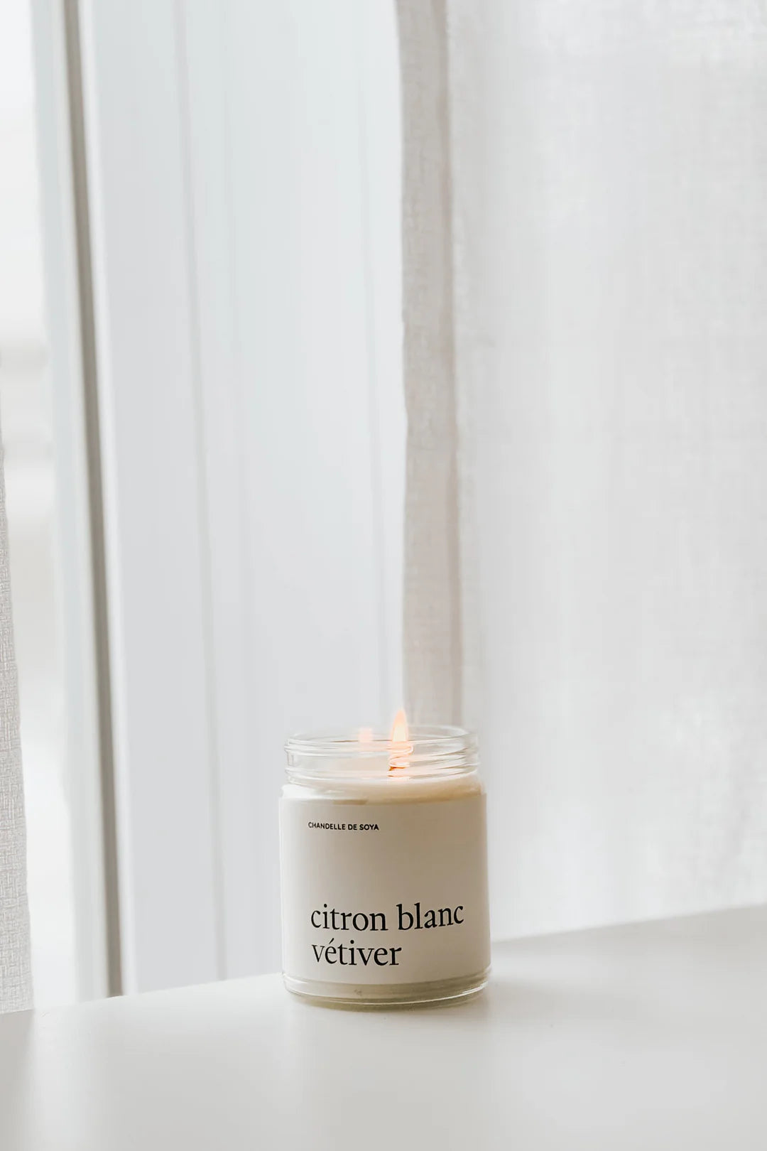 CHANDELLE DE SOYA – Citron blanc vétiver