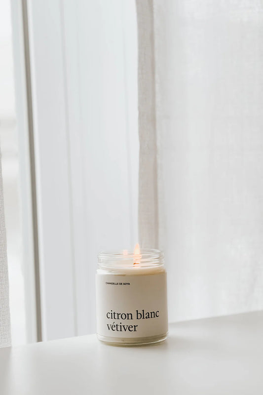 CHANDELLE DE SOYA – Citron blanc vétiver