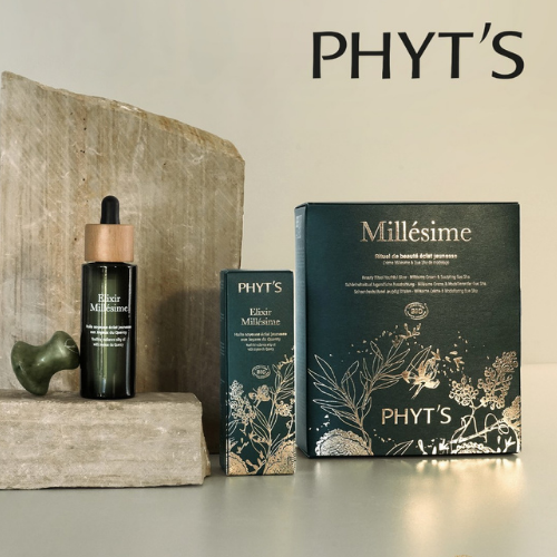 Découvrez la gamme Millésime par Phyt’s, alliant des ingrédients naturels et une expertise unique pour des soins luxueux et écoresponsables.