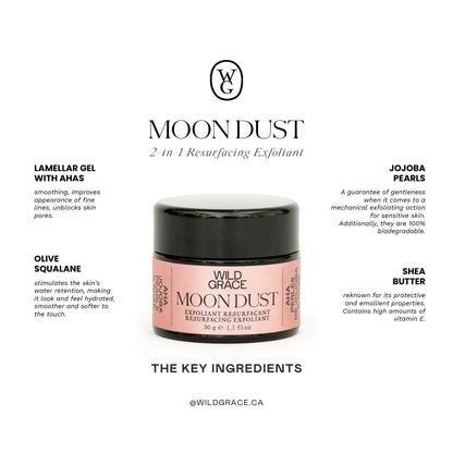 MOON DUST Exfoliant Resurfaçant 2-en-1