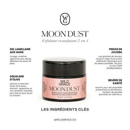 MOON DUST Exfoliant Resurfaçant 2-en-1