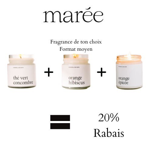 Offre du mois – Chandelles Marée