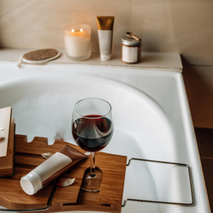 Sels de bain Poussière Nordique, parfaits pour un moment de détente profonde et une relaxation musculaire après une longue journée.