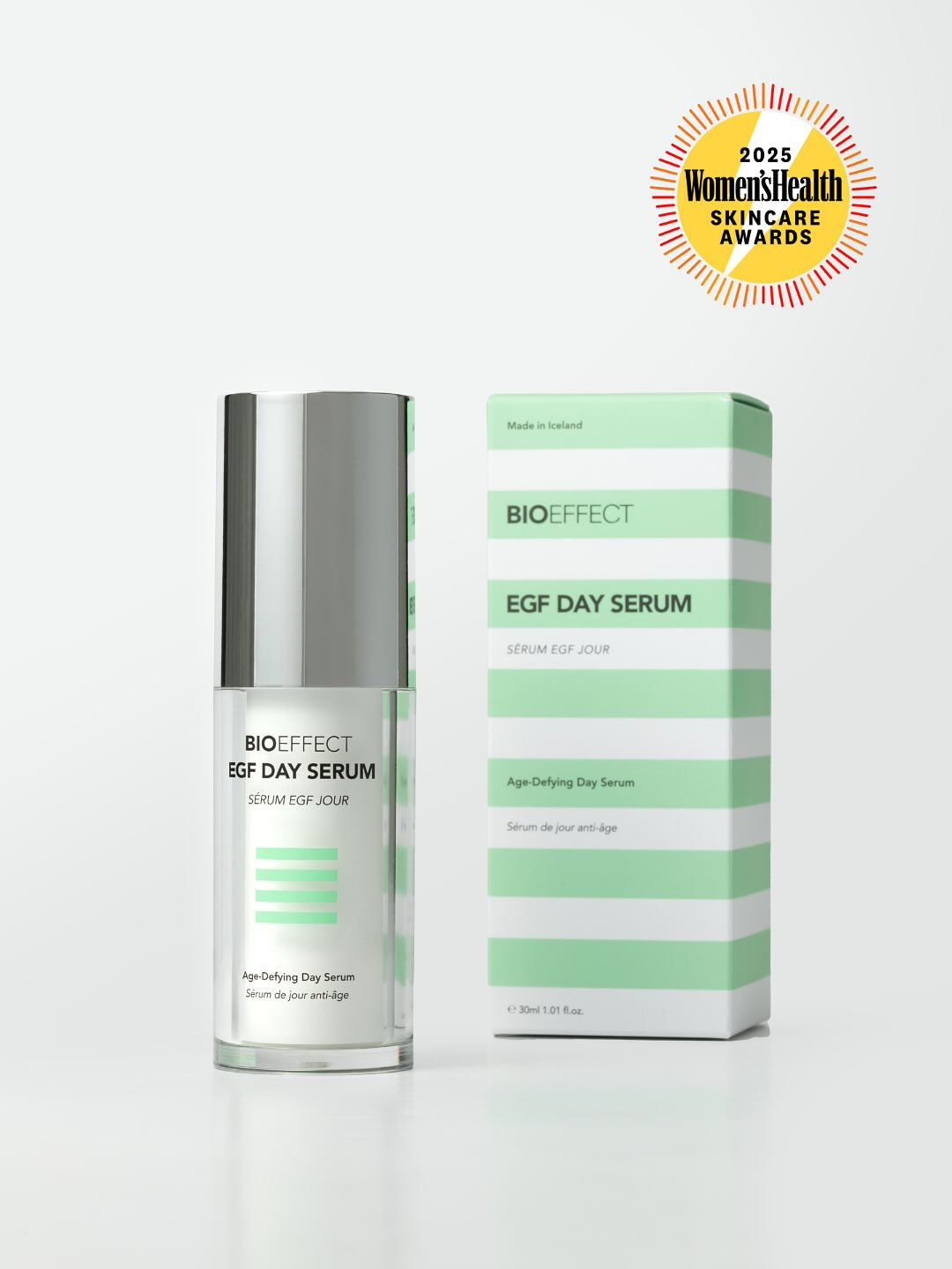 Grande récompense pour les soins de beauté de la peau des femme en 2025, élue le meilleur sérum. Reconnu pour ses performances anti-âge et son effet tenseur naturel.