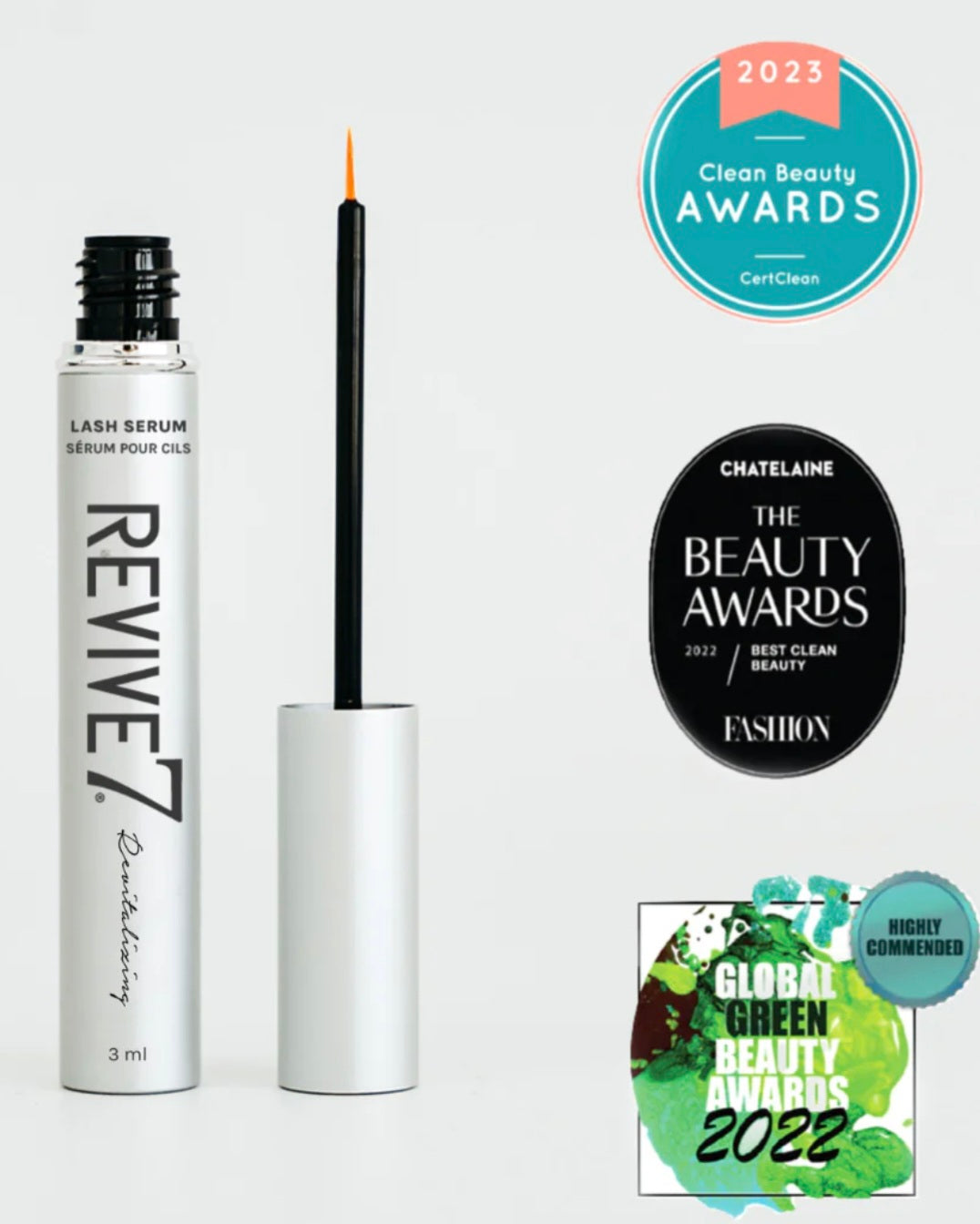 Sérum allongant et densifiant pour les cils. Un bel effet naturel pour rehausser la qualité de vos cils.